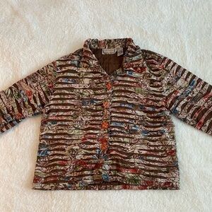 Multicolor Striped Women's Top